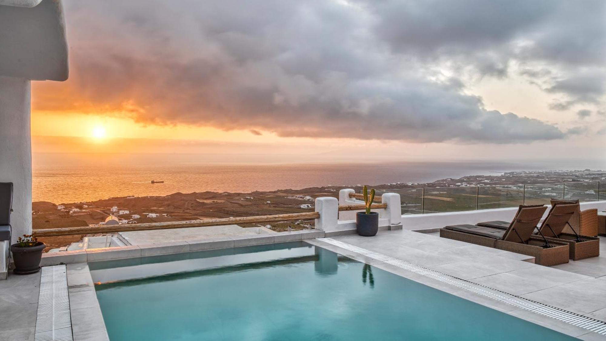 Dream Villa Santorini Vourvoúlos Exterior foto