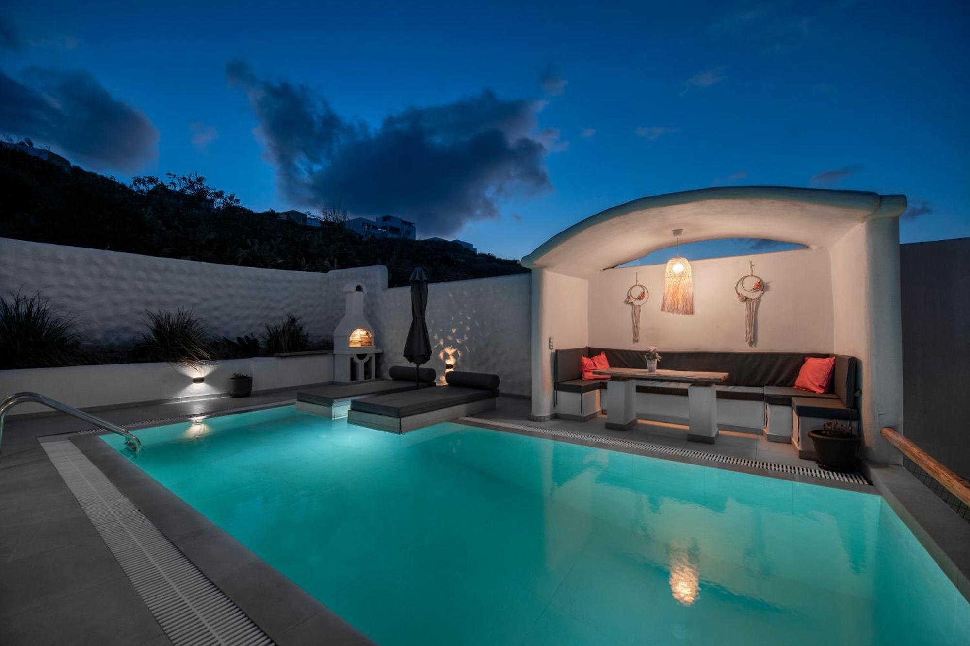 Dream Villa Santorini Vourvoúlos Exterior foto