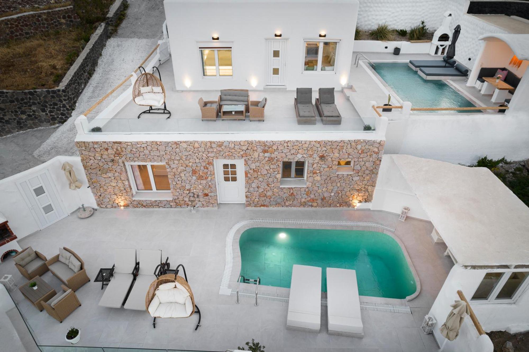 Dream Villa Santorini Vourvoúlos Exterior foto