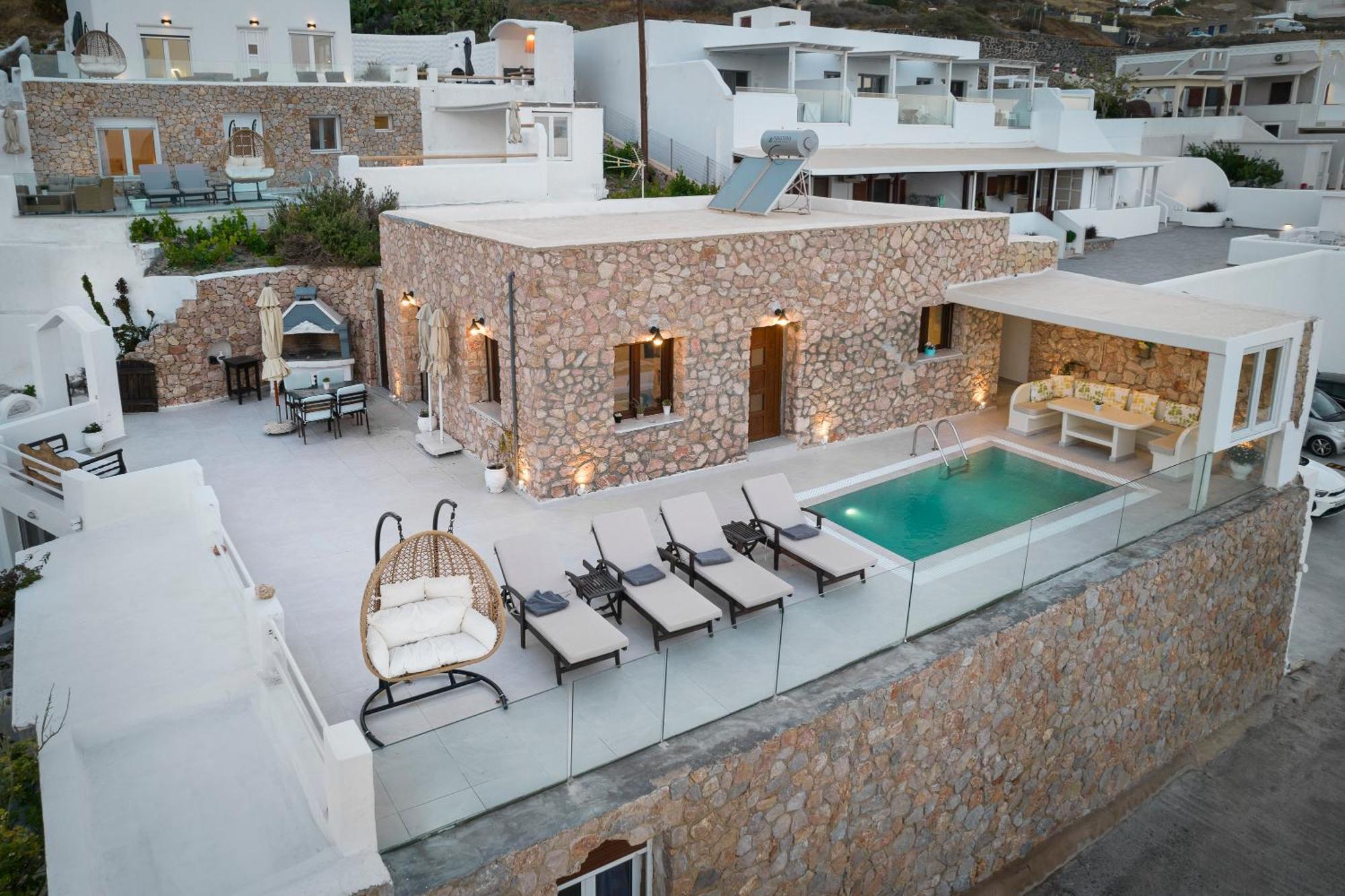 Dream Villa Santorini Vourvoúlos Exterior foto