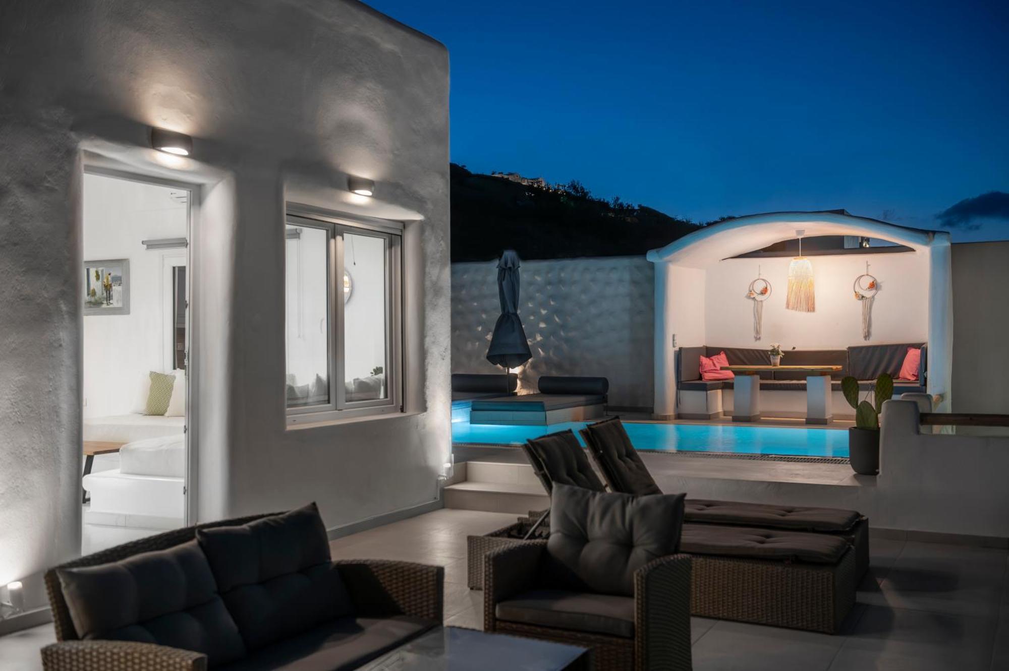 Dream Villa Santorini Vourvoúlos Exterior foto